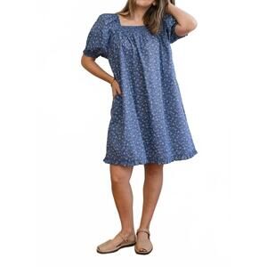 NEW THINGS BETWEEN beverly mini dress in blue